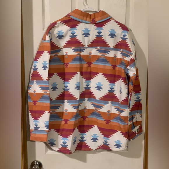 No comment heavy Aztec button up - Picture 3 of 3